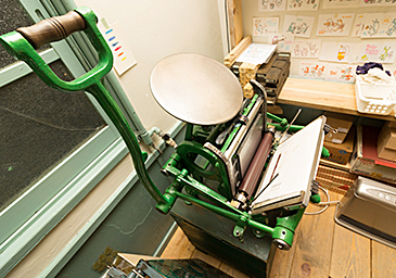 大阪 河童堂 活版印刷機