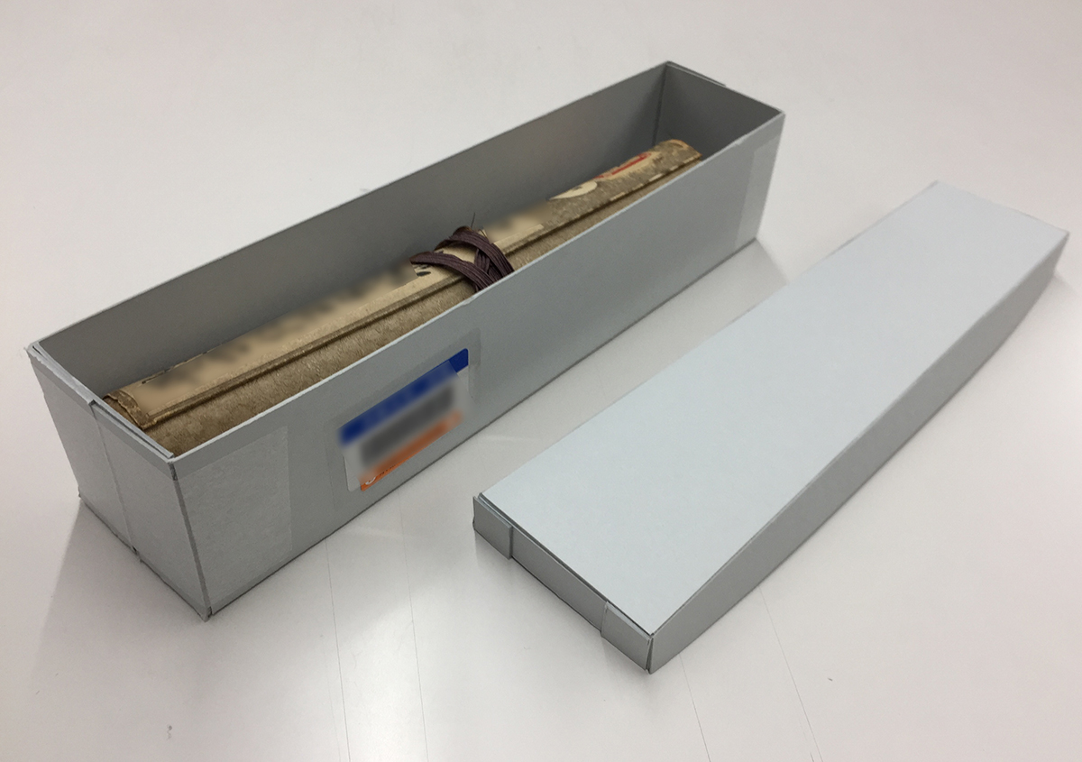 （写真4） | 私たちの保存箱研究 ～巻子本用～ - 京都大学図書館資料保存ワークショップ | 活版印刷研究所