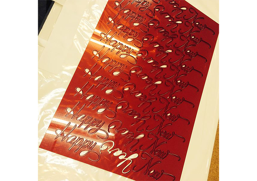 （写真14） | NECKTIE design office 千星健夫さんが作るクリエイティブな年賀状（前編） - 生田信一（ファーインク） | 活版印刷研究所