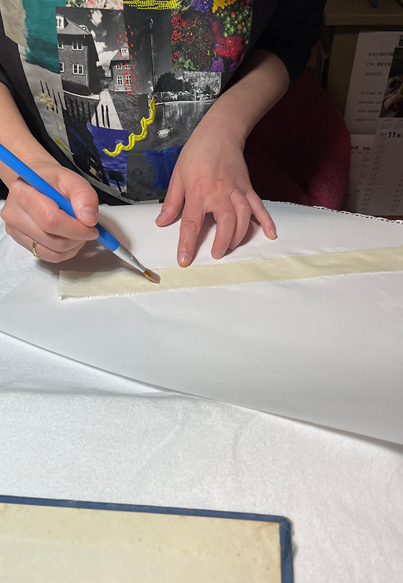 写真19 | ご依頼の本の修理作業記録 v.2 - 図書館資料保存ワークショップ | 活版印刷研究所