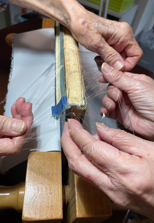 写真7 | ご依頼の本の修理作業記録 v.2 - 図書館資料保存ワークショップ | 活版印刷研究所