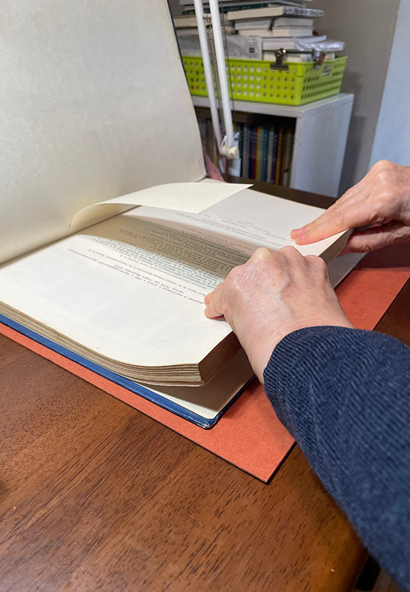 写真9 | ご依頼の本の修理作業記録 v.2 - 図書館資料保存ワークショップ | 活版印刷研究所