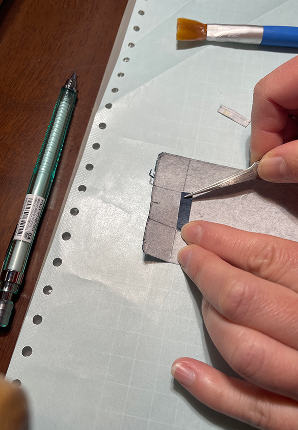 写真10 | ご依頼の本の修理作業記録 v.3 - 図書館資料保存ワークショップ | 活版印刷研究所