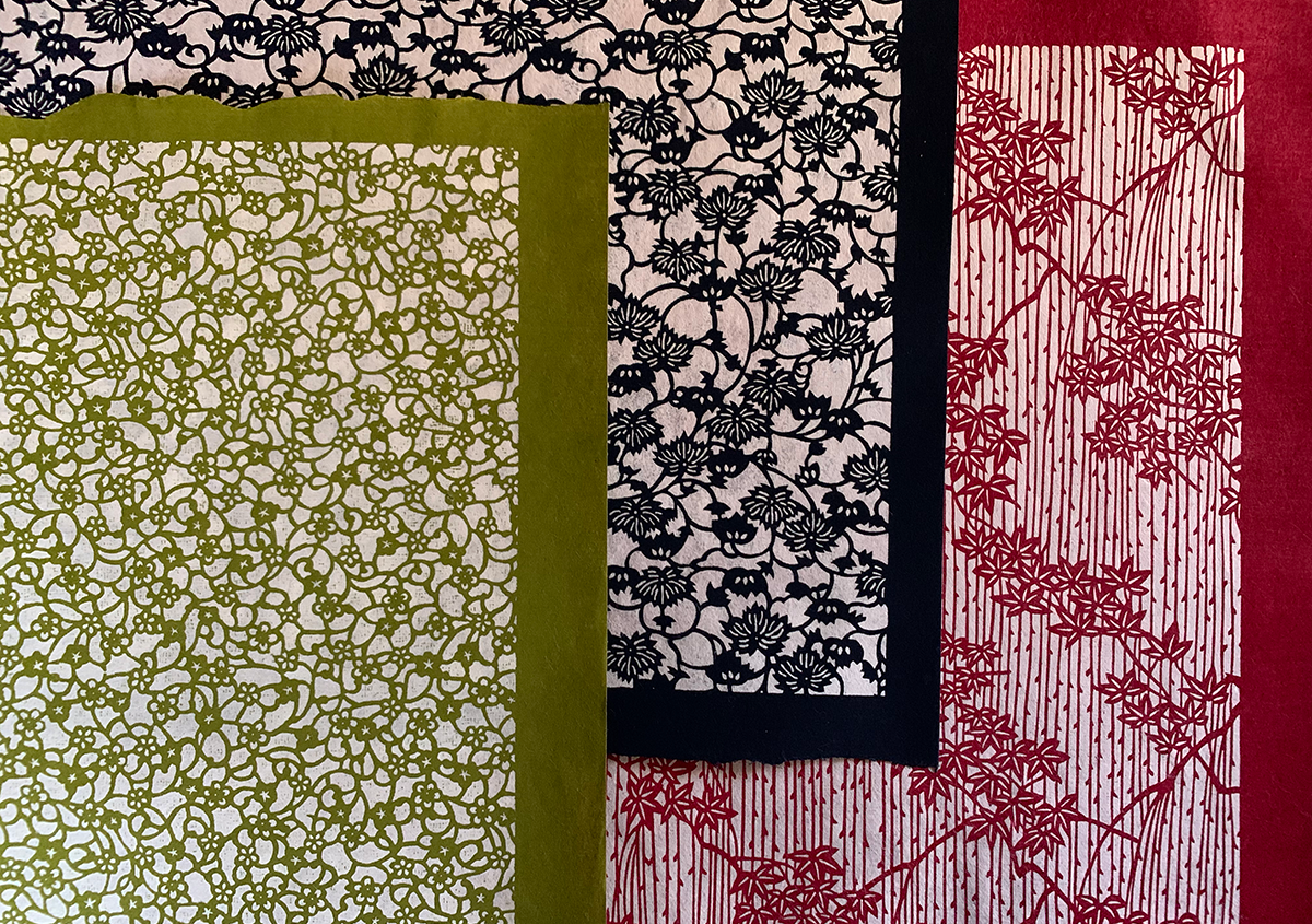 写真2 | 貴重な型紙で生み出される唯一無二の京染和紙 浅井長楽園 - 白須美紀 | 活版印刷研究所